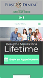 Mobile Screenshot of firstdentalonlinenaperville.com